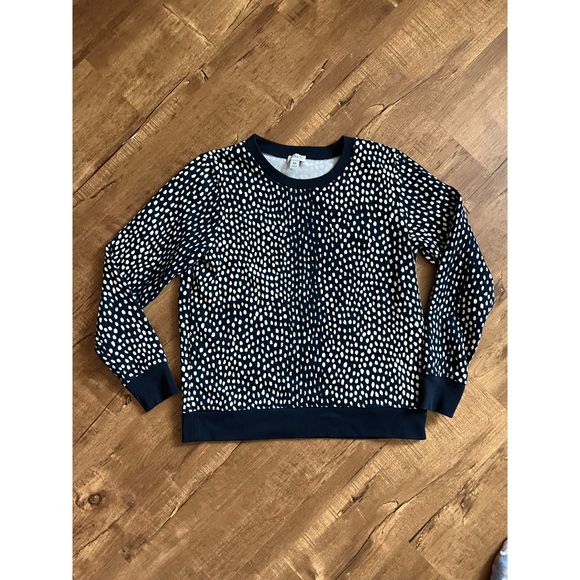 ⭐️3️⃣ for $20 ⭐️ J. Crew polk dots Printed Crewneck Sweatshirt - Picture 4 of 4